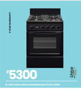 Univa 60cm 4 Burner Gas Stove UG016 21-550