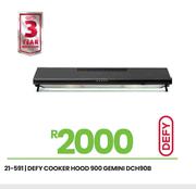 Defy 900 Gemini Cooker Hood DCH90B 21-591