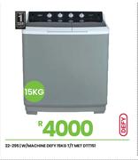 Defy 15Kg T/T Met Washing Machine DTT151 22-295