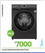 Midea 10Kg F/L Met Washing Machine 22-340