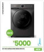 Midea 8Kg F/L Washing Machine 22-333