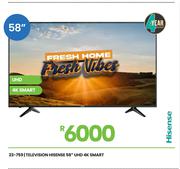 Hisense 58" UHD 4K Smart Television 23-759