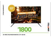 Sinotec 32" LED HD Television 23-805
