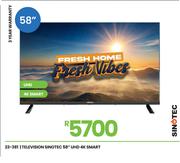 Sinotech 58" 4K Smart UHD Television 23-381