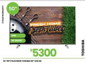 Toshiba 50" 4K Smart UHD Television 23-787