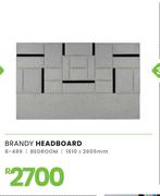 Brandy Headboard Bedroom 1610 x 2605mm 8-486