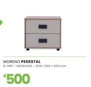 Moreno Pedestal Bedroom 605 x 540 x 452mm 8-496