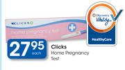 Clicks Home Pregnancy Test-Each