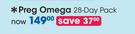Preg Omega 28-Day Pack-Per Pack