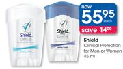 Shield Clinical Protection For Men Or Women-45ml Each