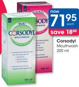 Corsodyl Mouthwash-200ml Each