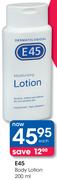 E45 Body Lotion-200ml