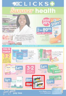 Clicks : Summer Health (19 Sep - 12 Oct 2014), page 1