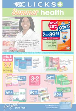 Clicks : Summer Health (19 Sep - 12 Oct 2014), page 1