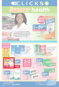 Clicks : Summer Health (19 Sep - 12 Oct 2014), page 1
