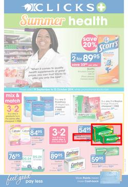 Clicks : Summer Health (19 Sep - 12 Oct 2014), page 1