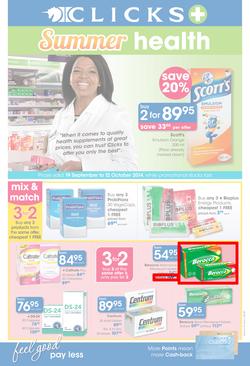 Clicks : Summer Health (19 Sep - 12 Oct 2014), page 1