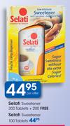 Selati Sweetener 300 Tablets + Free 200
