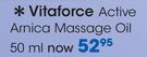 Vitaforce Active Arnica Massage Oil-50ml