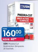 USN Phedra-Cut Multi-Action Slimpacks 20 Sachets-Per Pack