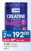 USN Creatine Transport System-2 x 650gm