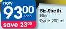 Bio-Strath Elixir Syrup-200ml Each