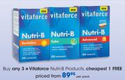 Vitaforce Nutri-B Products - Per Pack