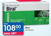 Biral-40's Tablets Pack
