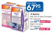 Nativa Night Complex-30 Capsules Per Pack