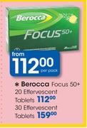 Berocca Focus 50+ 30 Effervescent Tablets-Per Pack
