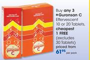 Guronsan C Effervescent 10 Or 20 Tablets-Per Pack