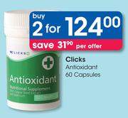 Clicks Antioxidant-2x60 Capsules Pack