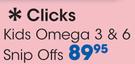 Clicks Kids Omega 3 & 6 Snip Offs