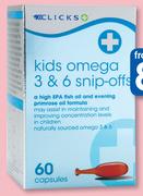 Clicks Kids Omega 3 & 6 Snip Offs