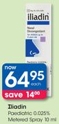  Iliadin Paediatric 0.025% Metered Spray-10ml
