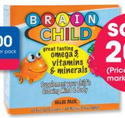 Brain Child Value Pack:Tablets 60 's + Burstlets 60's