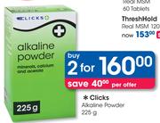 Clicks Alkaline Powder-2x225g