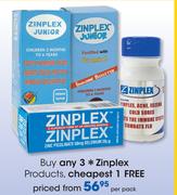 Zinplex Products-Per pack