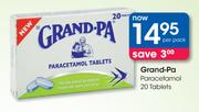Grand-Pa Paracetamol 20 Tablets-Per Pack