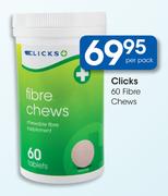 Clicks 60 Fibre Chews-Per Pack