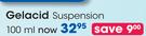 Gelacid Suspension-100ml Per pack