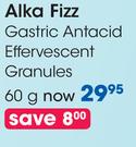 Alka Fizz Gastric Antacid Effervescent Granules-60g Each