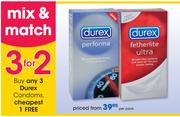 Durex Condoms-Per Pack