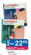 Lovers+ -2x3 Condoms Pack