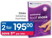 Clicks Exfoliating Foot Mask
