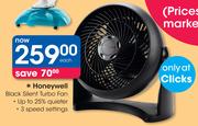 Honeywell Black Silent Turbo Fan