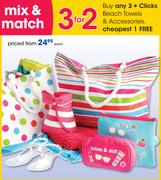 Clicks Beach Towels & Accessories-Each