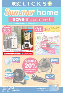 Clicks : Summer Home (23 Sep - 21 Oct 2014), page 1