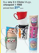 Clicks Mugs-Each