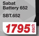 Sabat Battery 652 SBT.652-Each